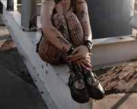 V9595L Black TUKskin™ Mary Jane Viva Mondo Creeper
