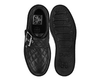 Black TUKskin Quilted Buckle Viva Mondo Creeper - T.U.K.V3301-03