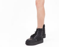 V3331 Black TUKskin Spiked Viva Mondo Boot
