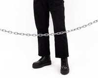 V3331 Black TUKskin Spiked Viva Mondo Boot