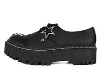A3277 Black TUKskin Star Double Decker Brogue