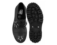 A3277 Black TUKskin Star Double Decker Brogue
