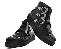 Black TUKskin™ Western Buckle Pointed Boot - T.U.K.A9413-03