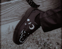 Black TUKskin Western Buckle Viva Mondo Creeper - T.U.K.V3287-03