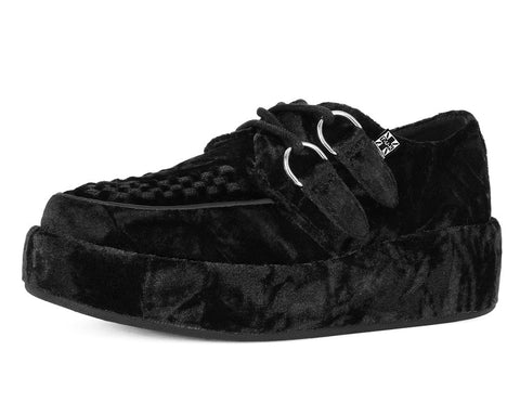 A3239 Black Velvet Wrapped Viva Mondo Creeper