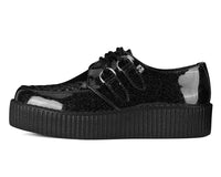Black Vinyl Glitter Viva Mondo Creeper - T.U.K.V3490-03