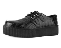 Black Wavy Patent Viva Mondo Creeper - T.U.K.V3204-03
