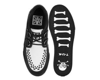 A9180 Black & White D-Ring Sneaker