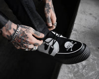 Black & White Pirate Viva Mondo Creeper - T.U.K.V3209-03