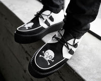 Black & White Pirate Viva Mondo Creeper - T.U.K.V3209-03