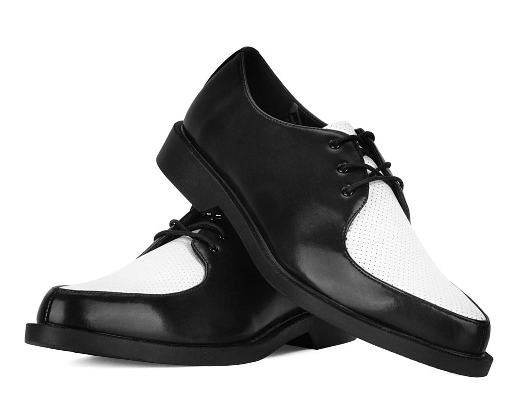 Black & White Pointed Jam Shoe - T.U.K.A3366-03