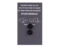 P0081 Black & White Skull Logo Enamel Pin P0081-OS