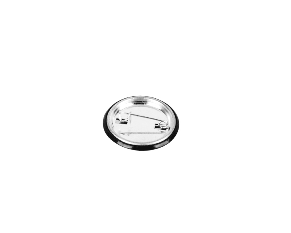P0034 Black & White Skull Logo Pin P0034-OS