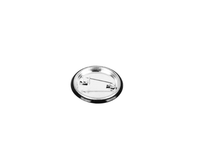 P0034 Black & White Skull Logo Pin P0034-OS