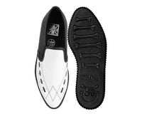 A3206 Black & White Slip-On Creeper