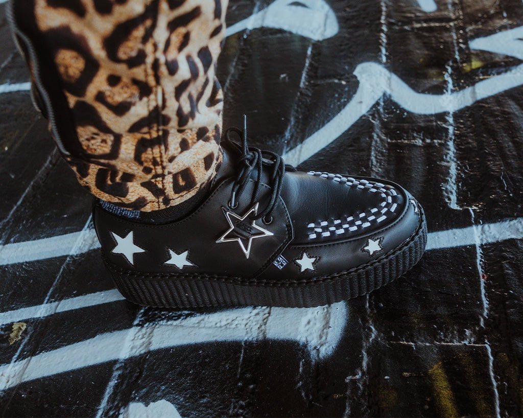 Black & White Star Viva Mondo Creeper - T.U.K.V3264-03