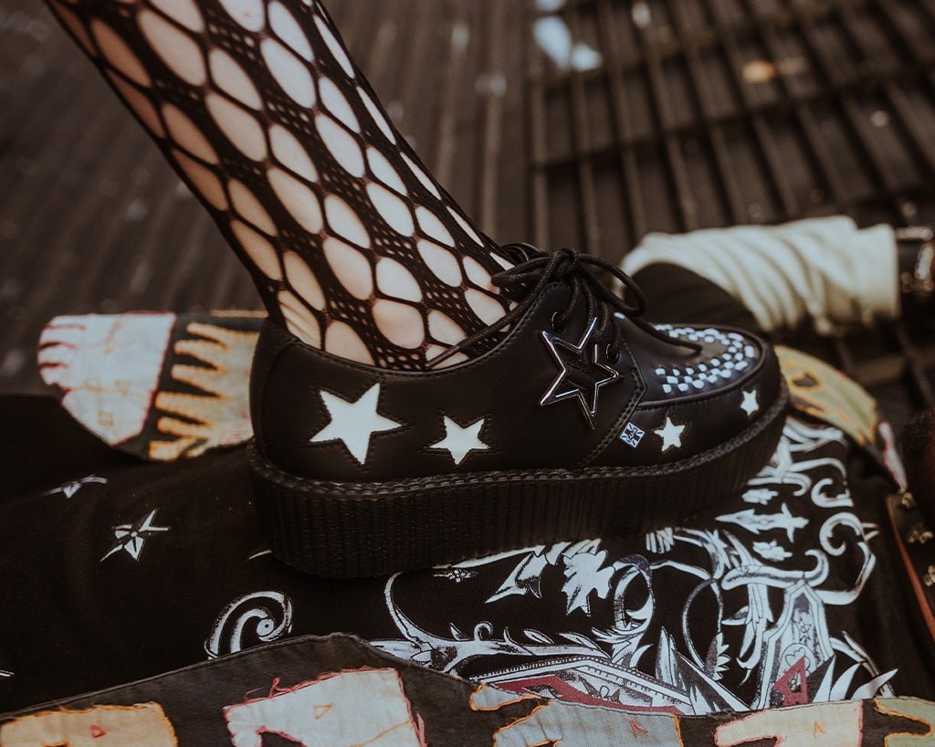 Black & White Star Viva Mondo Creeper - T.U.K.V3264-03