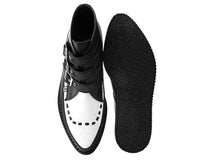 Black & White TUKskin™ 3 - Buckle Pointed Creeper Boot - T.U.K.A9540-03