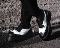 T2338 Black & White TUKskin™ Anarchic Airship Brogue