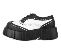 T2338 Black & White TUKskin™ Anarchic Airship Brogue