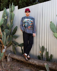 Brown Leather Cow Print Viva Mondo Creepers - T.U.K.V3410-03