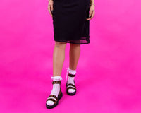 F3385L Brown Leopard Ankle Strap Sandal