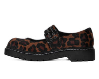 T2350 Brown Leopard Mary Jane