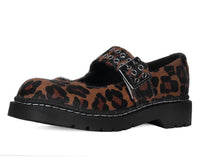 Brown Leopard Mary Jane - T.U.K.T2350-05