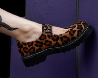 T2350 Brown Leopard Mary Jane