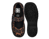 T2350 Brown Leopard Mary Jane