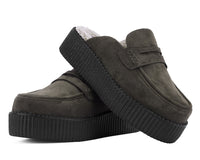 V3443 Brown Plush Lined Creeper Mule A3443-03