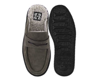 V3443 Brown Plush Lined Creeper Mule