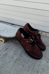 A3433 Brown Suede Creeper Sneaker