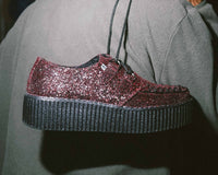 Burgundy Glitter Viva Mondo Creeper - T.U.K.V3234-03