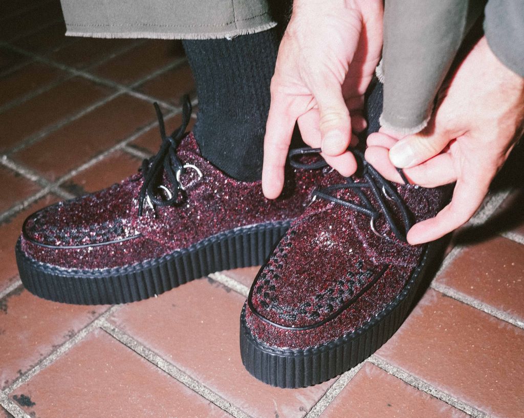 V3234 Burgundy Glitter Viva Mondo Creeper