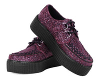 Burgundy Glitter Viva Mondo Creeper - T.U.K.V3234-03