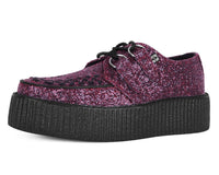 Burgundy Glitter Viva Mondo Creeper - T.U.K.V3234-03