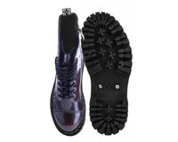 A3194 Burgundy Rub-Off 10-Eye Double Decker Boot