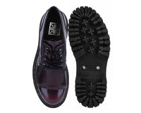 A3192L Burgundy Rub-Off Double Decker Brogue