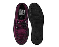 Burgundy Velvet Viva Mondo Creepers - T.U.K.V8463-03