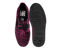 A3240 Burgundy Velvet Wrapped Viva Mondo Creeper