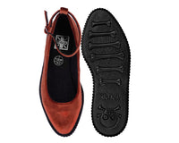A3283L Burnt Orange Pointed Ballet Creeper