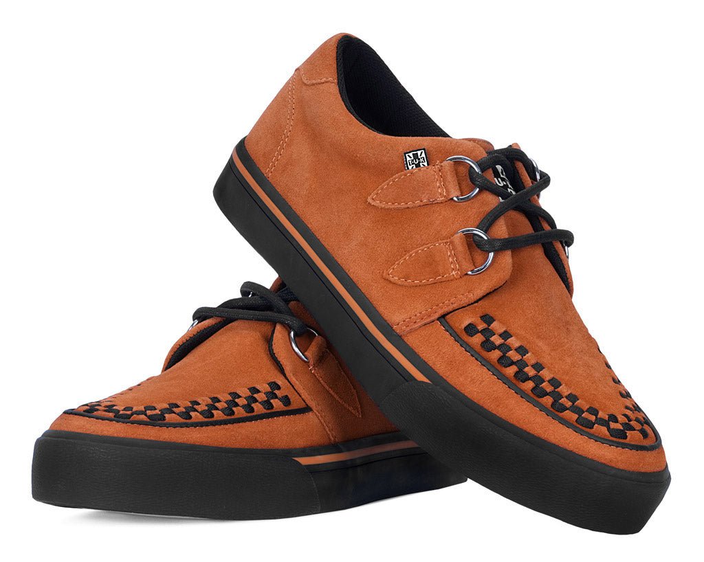 A9852 Burnt Orange Suede 2-Ring VLK Sneaker
