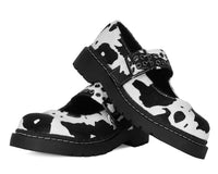 T2351 Cow Print Mary Jane