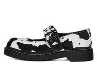 T2351 Cow Print Mary Jane