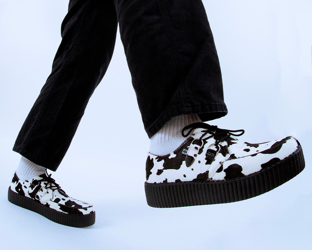 Cow Print Viva Mondo Creeper - T.U.K.V3337-03