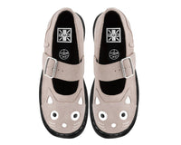 Dusty Rose Suede Kitty Mary Jane - T.U.K.T2373-05