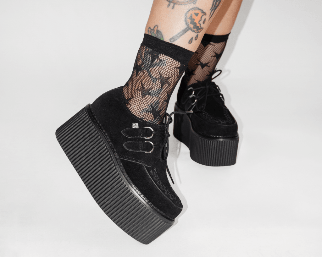 TSK1170 Fishnet Star Crew Sock TSK1170-OS