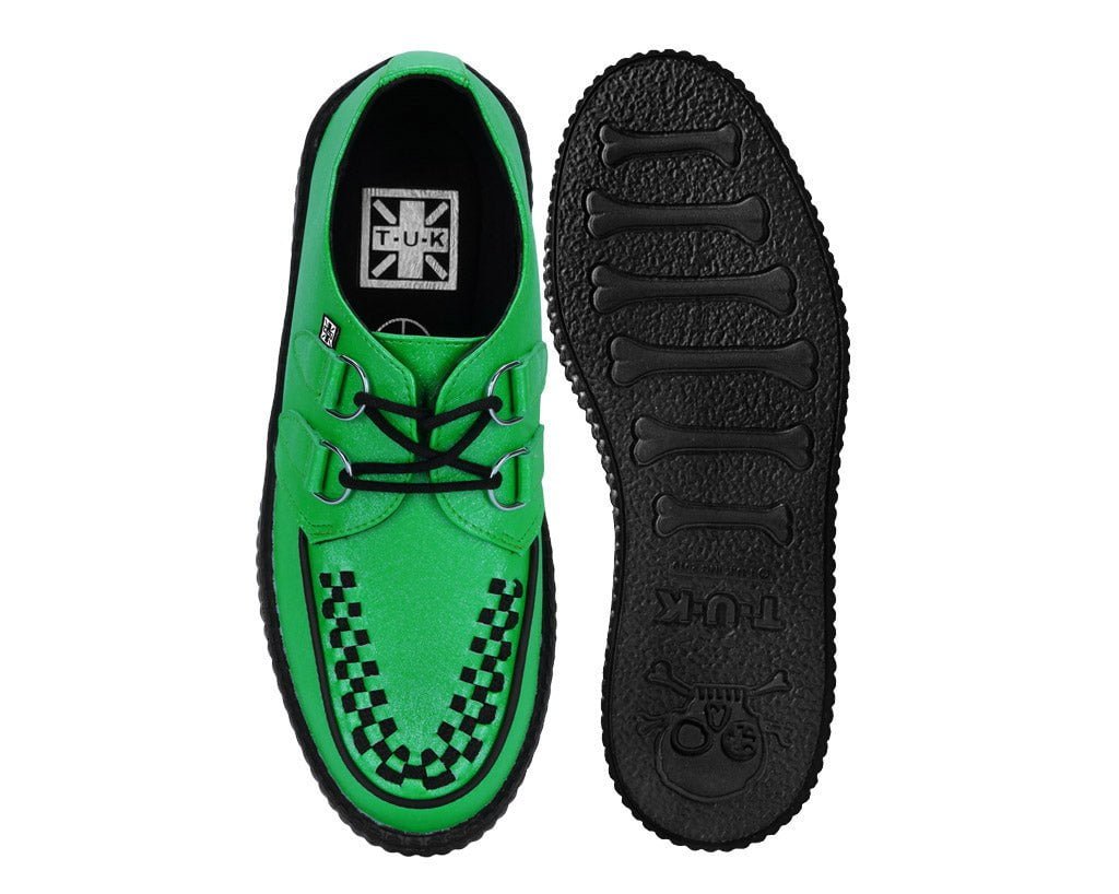 Green Metallic Viva Mondo Creeper - T.U.K.V3322-03