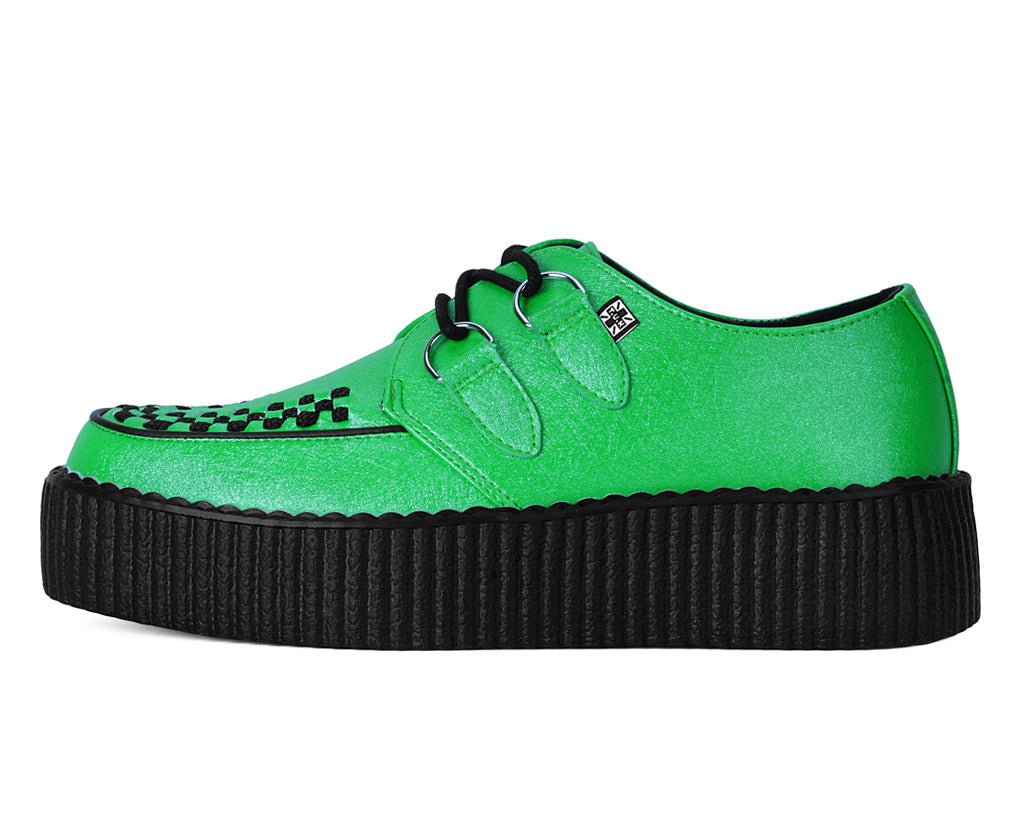 Green Metallic Viva Mondo Creeper - T.U.K.V3322-03